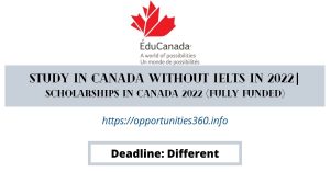 Study in Canada Without IELTS in 2022
