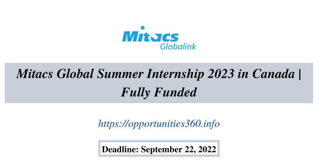 Mitacs Global Summer Internship 2023
