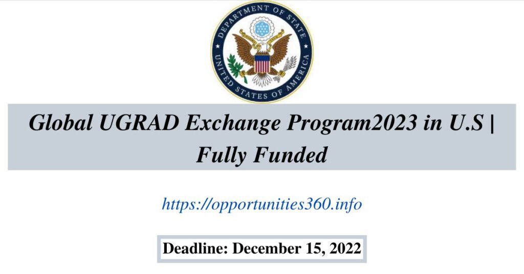 Global UGRAD Exchange Program 2023
