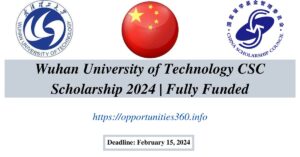 Wuhan University of Technology CSC Scholarship