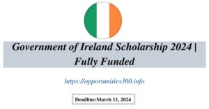 Government of Ireland Scholarship 2024