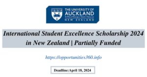 International Student Excellence Scholarship