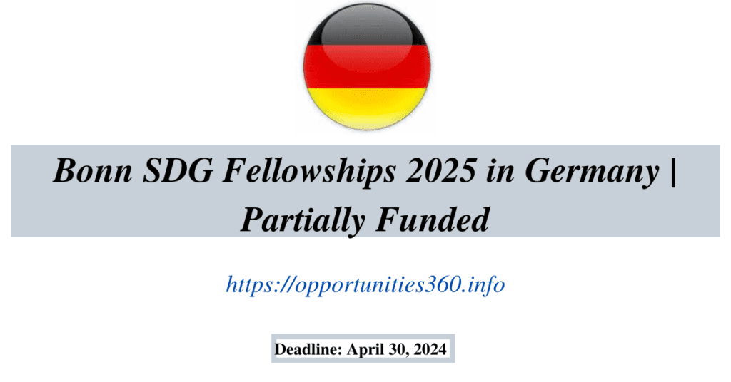 Bonn SDG Fellowships 2025